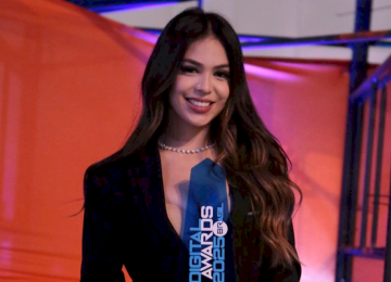 Melody e Juceir Jr. são presenças de destaque no Digital Awards BR 2025 -  (crédito: Adriano Adrião)