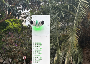 Algumas câmeras já estão instaladas em bairros da Região Centro-Sul de BH  -  (crédito: Gabriel/Divulgação )