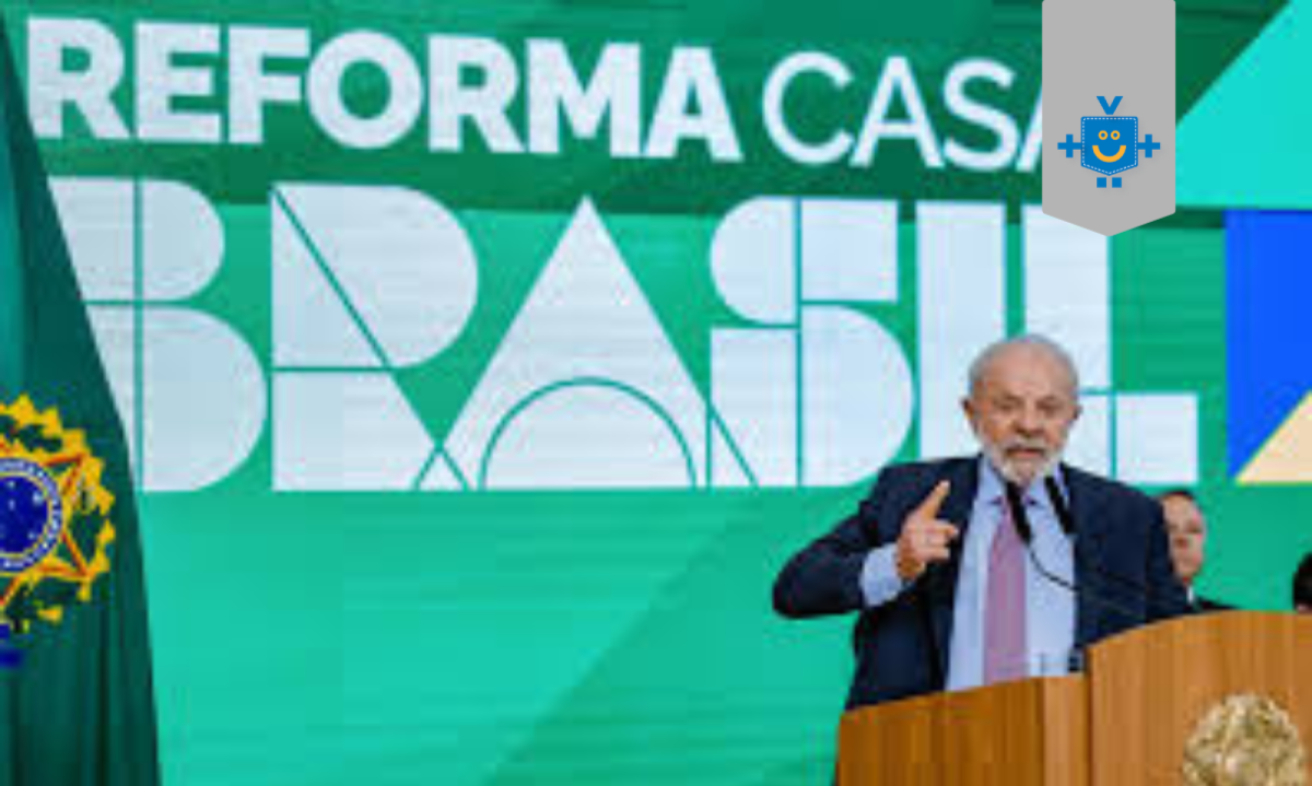 Presidente Lula no lançamento do Reforma Casa Brasil  -  (crédito: Reprodução Educando Seu Bolso)