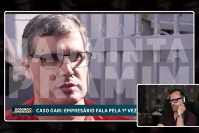 O psicanalista e influenciador Ricardo Ventura analisa o comportamento de Renê Júnior durante entrevista à TV Record  -  (crédito: Reprodução/redes sociais)