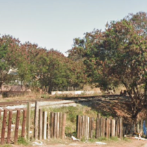 Maquinista encontra corpo degolado próximo a linha férrea em BH - Google Street View/Reprodução