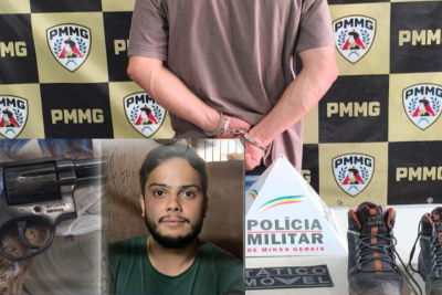 ‘Zé do Morango’ saiu de Uberaba a Caldas Novas para tentar matar suposto ex da ex-companheira -  (crédito: PMMG/Reprodução)