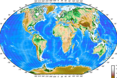 Estes países gigantes não impressionam apenas pelo tamanho, mas por aspectos importantes de suas culturas, economias e até mesmo desafios geográficos. -  (crédito: David Monniaux wikimedia commons )