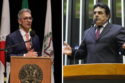 Domingos Sávio sobre Zema: melhor nome do Brasil para vice-presidente -  (crédito: Gil Leonardi/Imprensa MG e DivulgaÃ§Ã£o/Assessoria)