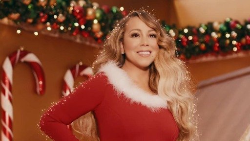 Mariah Carey, a "rainha do Natal", lidera a lista de artistas mais ouvidos no Spotify com suas can&ccedil;&otilde;es festivas. -  (crédito: Reprodu&ccedil;&atilde;o/ Mariah Carey)