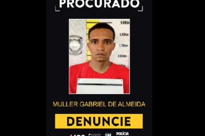 Muller Gabriel de Almeida est&aacute; foragido do sistema prisional desde 13 de novembro deste ano, per&iacute;odo em que cumpria pena em regime semiaberto -  (crédito: PCMG/Divulga&ccedil;&atilde;o)