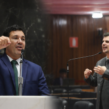 Nuvens de palavras mostram o que os deputados mais falam na tribuna da ALMG - Elizabete Guimarães/ALMG e Ramon Bitencourt/ALMG