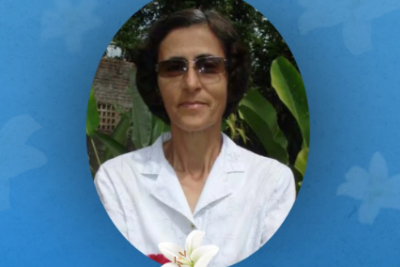 Nehida Inez faleceu tinha 76 anos de idade e morreu atropelada por um motociclista ao atravessar a BR-050 -  (crédito: Redes Sociais/Reprodução)