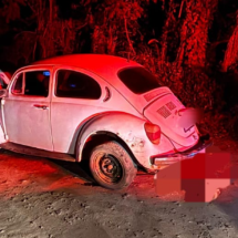 Motorista de Fusca atropela e mata pedestre  - Corpo de Bombeiros/Reprodução