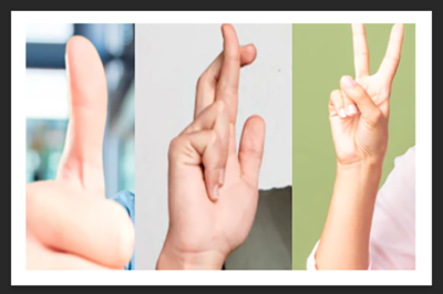 Os gestos sÃ£o comuns no dia a dia, com as mÃ£os ou com os braÃ§os. Mas as diferenÃ§as culturais fazem com que sinais comuns em alguns paÃ­ses sejam mal interpretados em outros.  -  (crédito: montagem flipar)