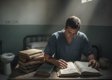 Uma lista de leituras pensadas para alguém que tentou resolver a política no grito e agora dispõe, finalmente, do silêncio necessário para entender o que estava fazendo -  (crédito: Imagem gerada por IA (Gemini, Google))