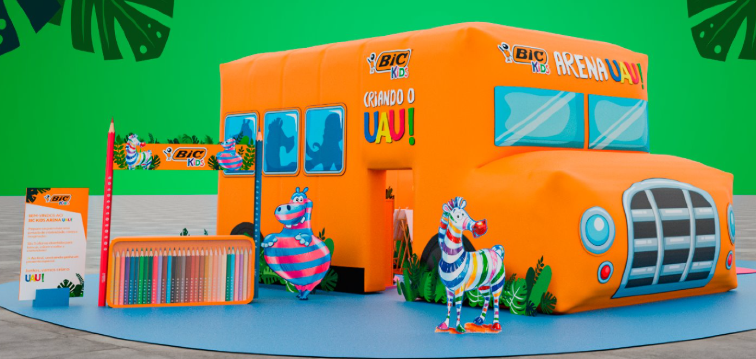 BIC Kids apresenta novas linhas de lápis de cor em ativação 
 - DINO
