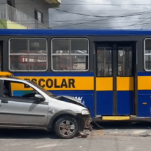 Vídeo: câmera flagra ônibus escolar sem freio em Santa Luzia