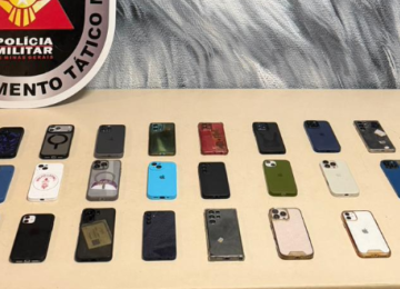 O homem confessou que veio de São Paulo e que o casal pretendia frequentar festas e eventos até o fim do carnaval para cometer furtos -  (crédito: PMMG/Reprodução)