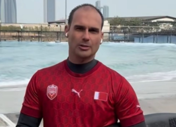 Eduardo Bolsonaro gravou o vídeo durante agenda nos Emirados Árabes Unidos -  (crédito: Reprodução/Redes sociais)