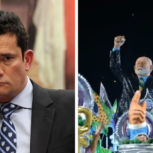 Moro critica desfile pró-Lula na Sapucaí: 'Faltou o carro da Odebrecht' - AGENCIA BRASIL/REPRODUÇÃO; RIOTOUR/REPRODUÇÃO