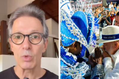 Governador de Minas Gerais, Romeu Zema, critica homenagem a Lula na Sapuca&iacute; -  (crédito: REDES SOCIAIS/REPRODU&Ccedil;&Atilde;O)