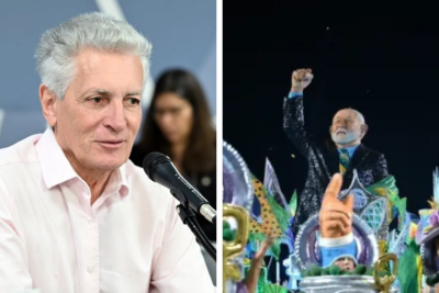 Deputado petista comentou a apresentação da Acadêmicos de Niterói na Sapucaí e classificou o desfile como emocionante -  (crédito: AGENCIA CAMARA/REPRODUÇÃO; RIOTOUR/REPRODUÇÃO)