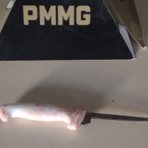 Suspeito esfaqueia homem por "conversar fiado com o nome dele" em MG - PMMG/Reprodução