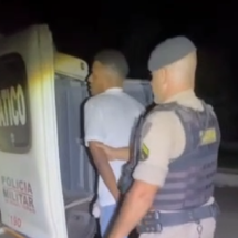 Homem apontado por invadir casa de policiais é preso em BH - PMMG / Divulgação