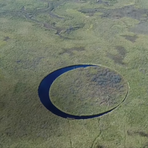 Ilha circular que gira em torno do próprio eixo inspira lendas na Argentina - Divulgação/Governo da Argentina