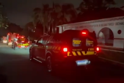 Militares do Corpo de Bombeiros de Belo Horizonte estão em deslocamento para a região de Juiz de Fora -  (crédito: Corpo de Bombeiros/Reprodução)