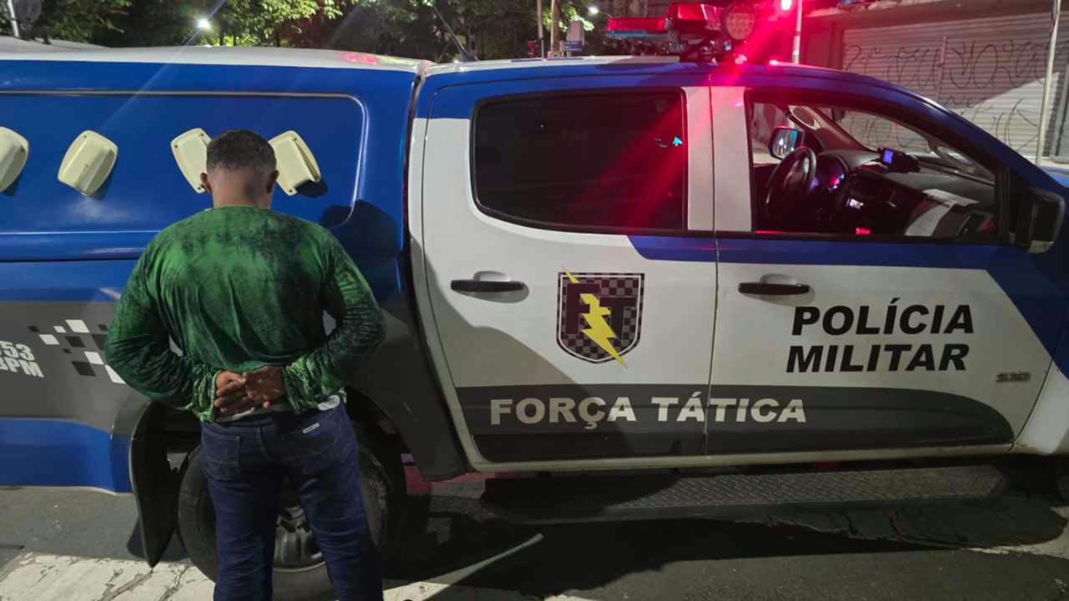 Homem que matou jovem durante emboscada &eacute; preso em Goi&aacute;s -  (crédito: Divulga&ccedil;&atilde;o/PCGO/PMMG)