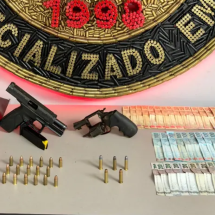 Dois homens morrem em confronto com a PM na Via Expressa, em Contagem - PMMG/Reprodução