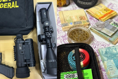 A Polícia Federal identificou neste ano um núcleo da organização atuando em Uberlândia, com ramificações em Ituiutaba e Patrocínio -  (crédito: PF/Divulgação)