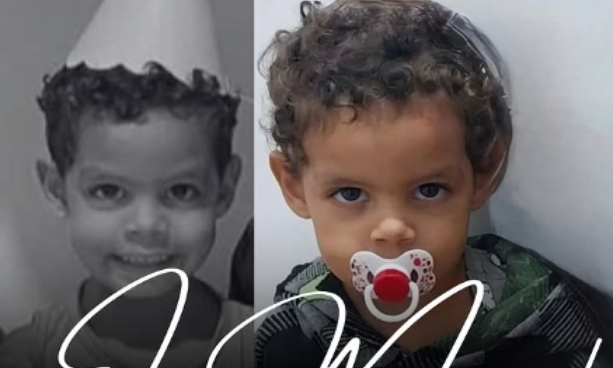João Miguel, de 4 anos, morreu ao ser atropelado por condutora que pode ter trocado os pedais do veículo - (crédito: Redes Sociais/Reprodução)