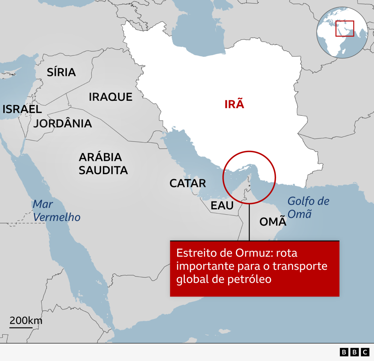 Irã anunciou fechamento do Estreito de Ormuz, por onde estima-se que passe aproximadamente 20% da produção global de petróleo. -  (crédito: Reuters)