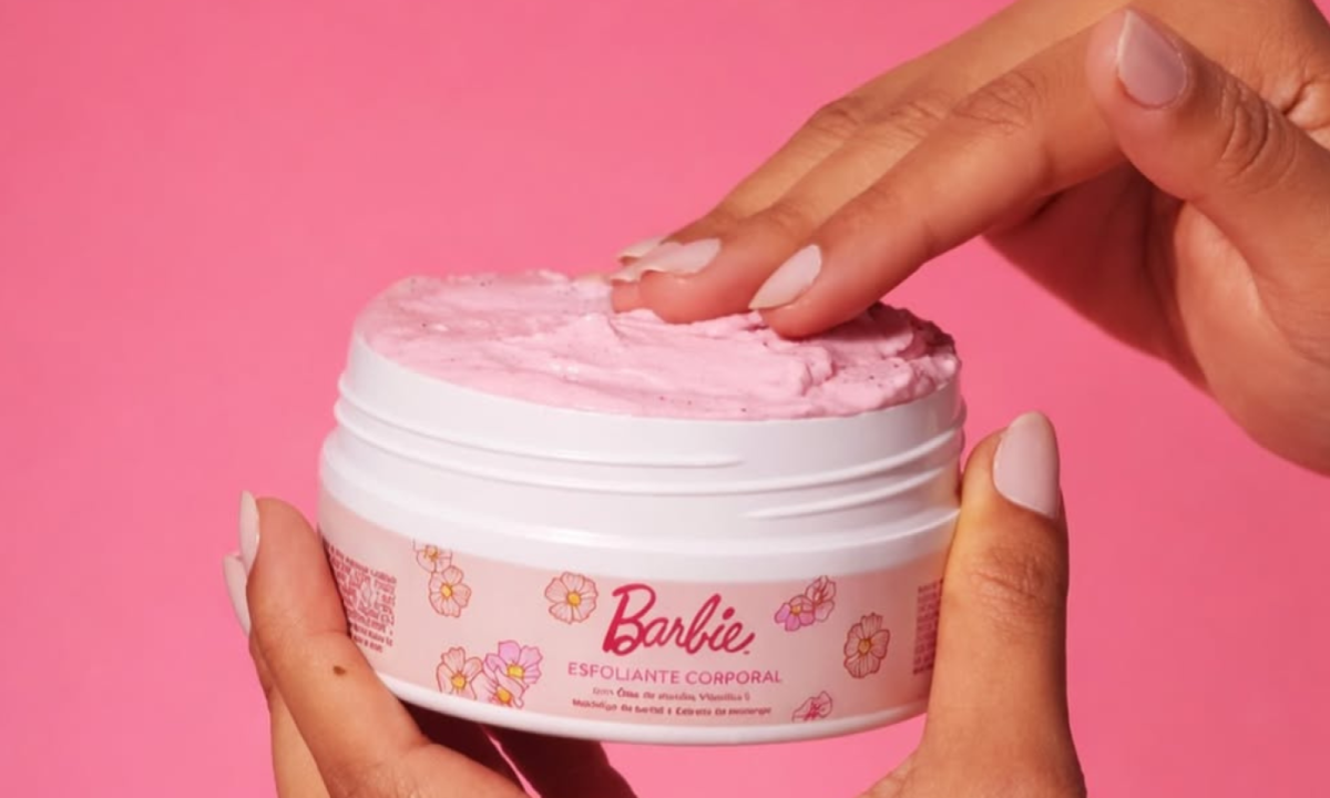 Esfoliante corporal Barbie, da Fenzza