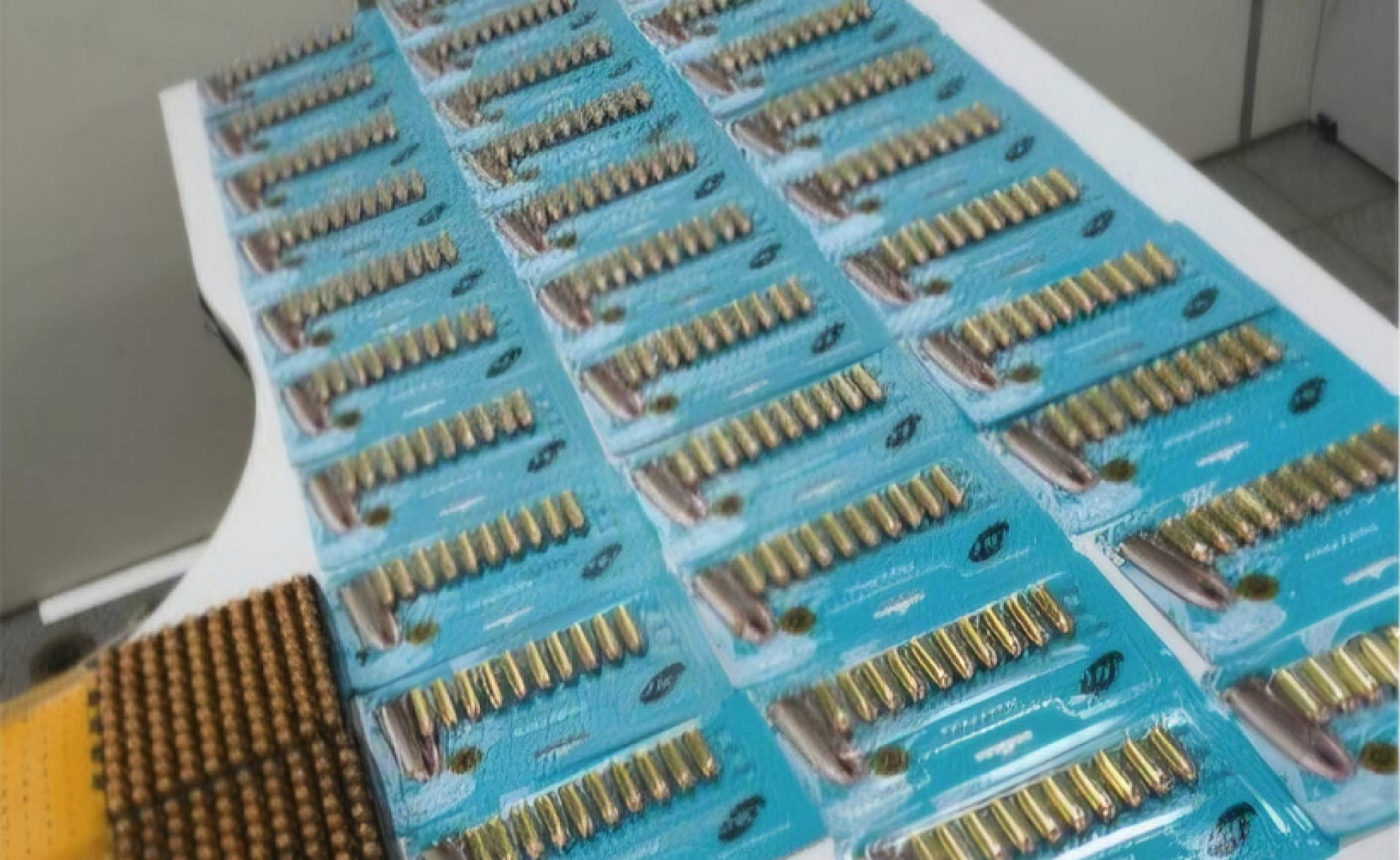 Foragido por homicídio no Paraná é preso com mais de 1,3 mil munições -  (crédito: DivulgaÃ§Ã£o/PMMG)