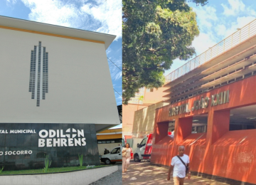 A mãe foi socorrida ao Hospital Metropolitano Odilon Behrens e o amigo do alvo ao Hospital João XXIII -  (crédito: Arquivo EM)