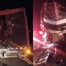 Colisão entre ônibus e caminhão deixa cinco feridos graves na BR-040 - Corpo de Bombeiros/Reprodução