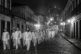 Em Ouro Preto, as lendas de assombração – preservadas como patrimônio cultural pela tradição oral – florescem na Quaresma -  (crédito: Imagem gerada por IA)