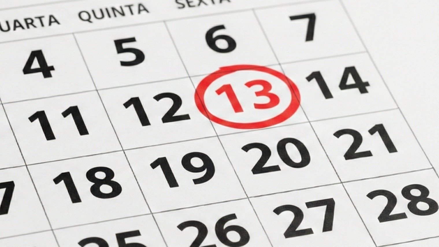 O imagin&aacute;rio popular associa o n&uacute;mero 13 a receios e supersti&ccedil;&otilde;es, tema central desta mat&eacute;ria sobre a sexta-feira 13 e suas ra&iacute;zes. -  (crédito: Estado de Minas)