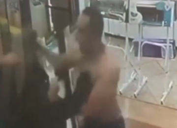 Após a confusão, ambos foram encaminhados para atendimento médico na Upa Norte -  (crédito: Redes Sociais/Reprodução)