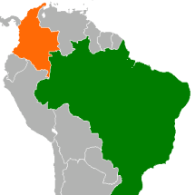 Cidades que ficam na fronteira entre Brasil e Colômbia - FOTO: Por Tiburonboliviano - Obra do próprio, Domínio Público