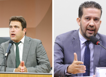 Caporezzo, deputado estadual; Janones, deputado federal -  (crédito: ALMG/REPRODUÇÃO; CAMARA/REPRODUÇÃO)