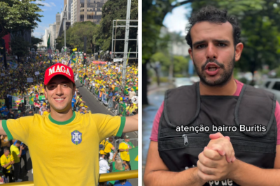 João Fernandes e Alê Fiscaliza  -  (crédito: REDES SOCIAIS/REPRODUÇÃO)