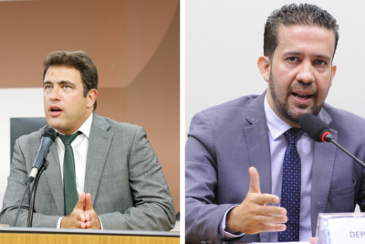 Caporezzo, deputado estadual; Janones, deputado federal -  (crédito: ALMG/REPRODUÇÃO; CAMARA/REPRODUÇÃO)