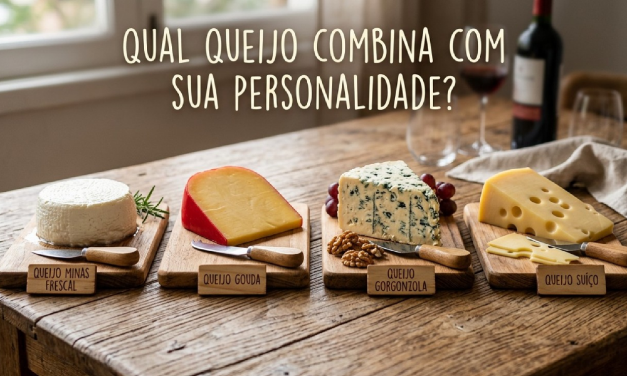 Esse teste psicológico com queijo parece simples, mas pode dizer mais sobre você do que parece à primeira vista -  (crédito: Tupi)