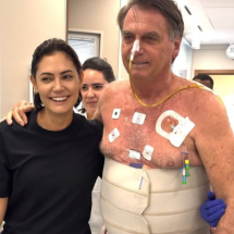Michelle resgata fotos de recuperação de Bolsonaro em hospital; veja - Reprodução/Instagram Michelle Bolsonaro