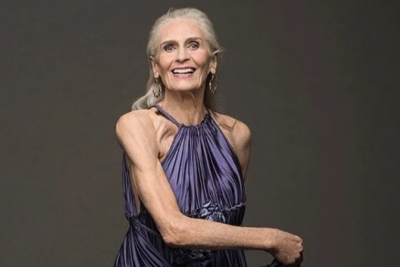 Daphne Selfe manteve a carreira de modelo na maturidade -  (crédito: Reprodução)