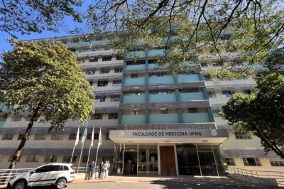 Faculdade de Medicina da UFMG, em Belo Horizonte, localizada no Campus Sa&uacute;de, &eacute; uma das unidades afetadas pela falta d'&aacute;gua -  (crédito: Arquivo/ Faculdade de Medicina da UFMG)