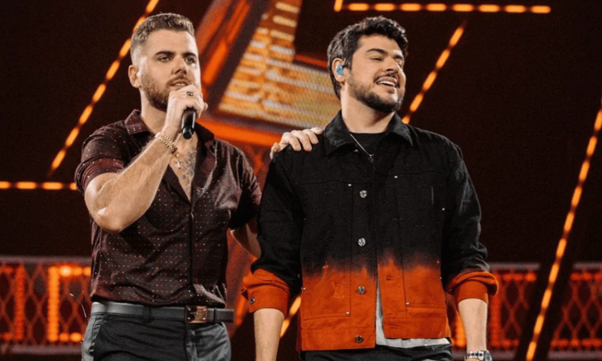 Dupla sertaneja Zé Neto e Cristiano é alvo da Justiça após música sobre Vorcaro -  (crédito: Tupi)