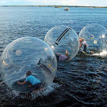 Bolhas infláveis gigantes divertem, mas preocupam: entenda o risco - Divulgação/AliExpress