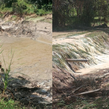 Rompimento de contenções afeta abastecimento de água em cidade da Grande BH - Corpo de Bombeiros/Reprodução