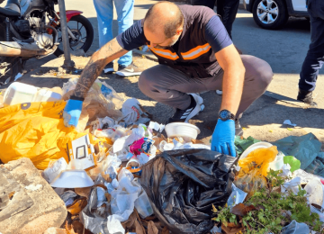 Prefeitura realiza fiscalização sobre descarte irregular de lixo  -  (crédito: Jair Amaral/EM/D.A Press)